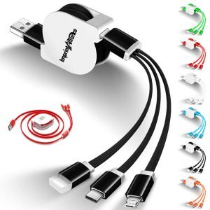 Retractable 3 in 1 Cable